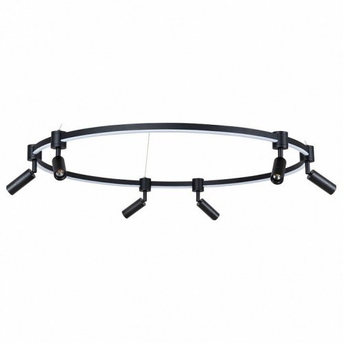 Подвесная светодиодная люстра Arte Lamp Ring A2186SP-1BK Подвесная светодиодная люстра Arte Lamp Ring A2186SP-1BK