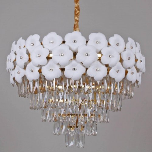 Подвесная люстра Illumico IL8139-9РLY-39 GD WT Подвесная люстра Illumico IL8139-9РLY-39 GD WT