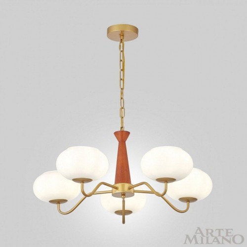 Подвесная люстра Arte Milano Napoli 310166/D680/5 BS/WD