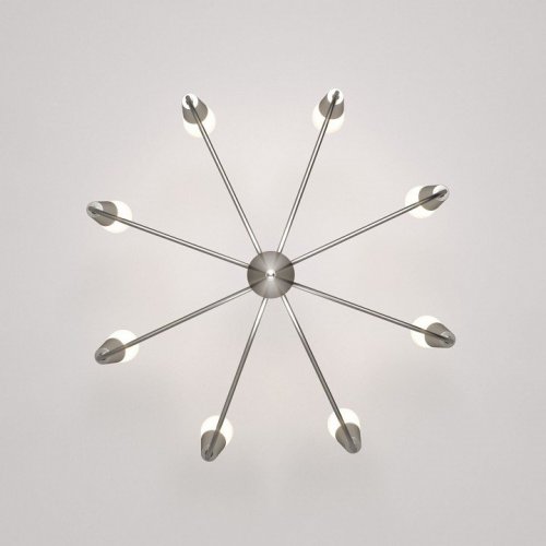 Подвесная люстра Eurosvet Rhyton 60167/8 никель Подвесная люстра Eurosvet Rhyton 60167/8 никель