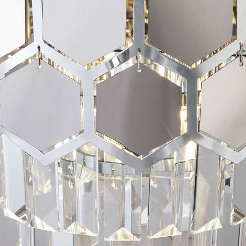 Настенный светильник Eurosvet Ariana 10124/2 хром/прозрачный хрусталь Strotskis (10113/2) Настенный светильник Eurosvet Ariana 10124/2 хром/прозрачный хрусталь Strotskis (10113/2)