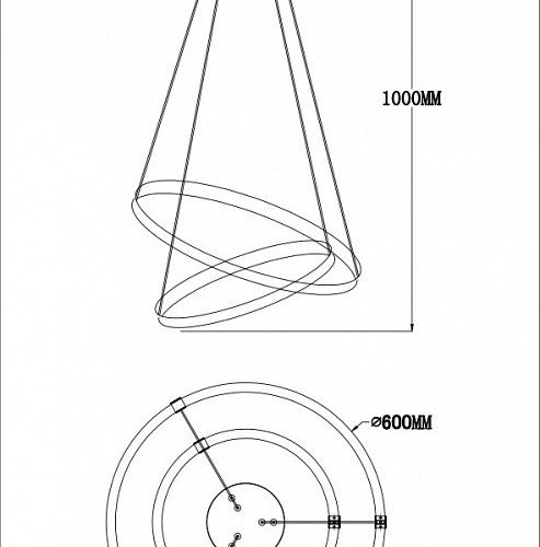 Подвесной светодиодный светильник Moderli Lama V2914-PL
