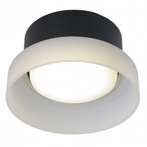 Светильник потолочный Feron HL460 Barrel OPAL 12W, 230V, GX53, черный