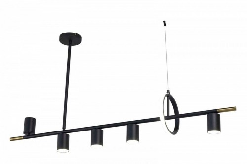 Люстра на штанге AM-Group  AM438 BK
