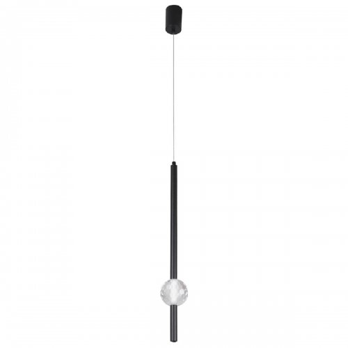Подвесной светодиодный светильник Crystal Lux Elvira SP8W LED 4000K BLACK