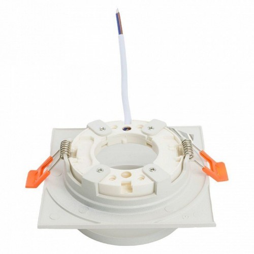 Светильник встраиваемый Feron DL501 потолочный GX53 белый квадрат 51087