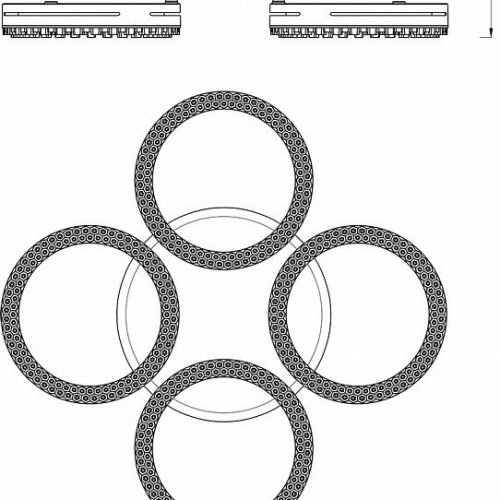 Потолочная люстра Escada Fianit 10282/4LED