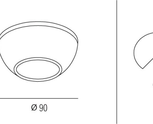 Точечный светильник Downlight N1597-Gold