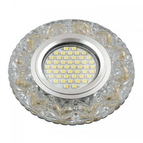Встраиваемый светильник Fametto Luciole DLS-L146 Gu5.3 Glassy/Gold