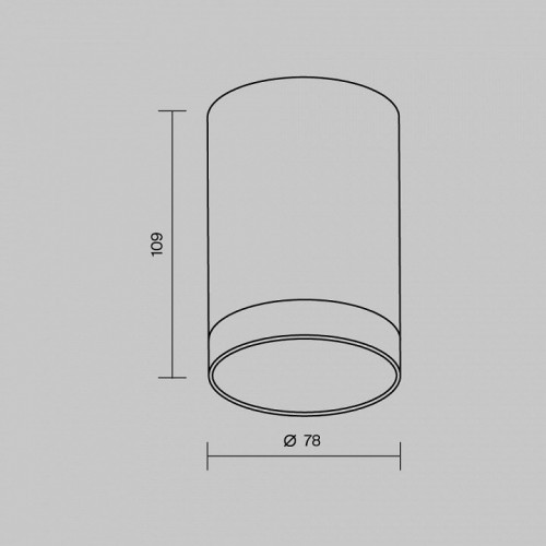 Потолочный светильник уличный Maytoni Luxe O500CL-L10W3K