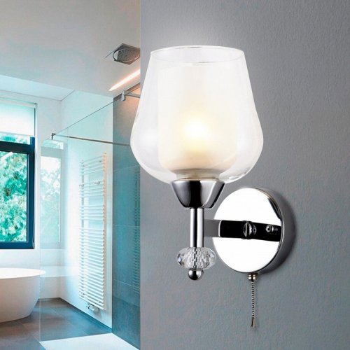 Бра Ambrella light Traditional 7 TR3158 CH/CL хром/прозрачный E27 max 40W 253*145*193