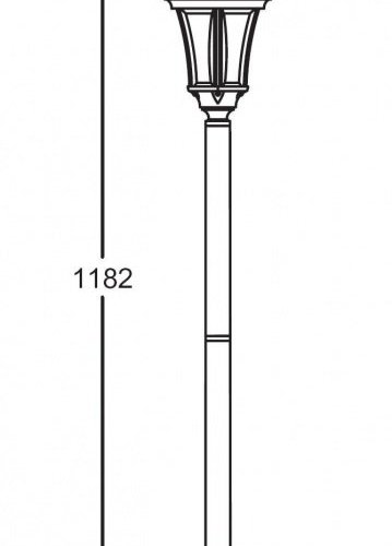 Наземный фонарь Oasis Light 95206S Gb