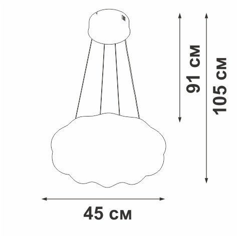Подвесной светильник  V2112DT-0/1S