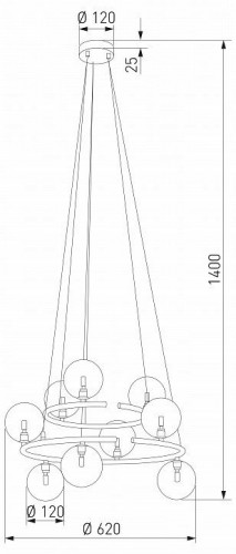 Подвесной светильник Eurosvet Anabelle 6845 Anabelle