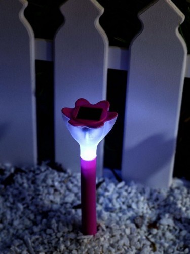 Наземный низкий светильник Uniel Pink Crocus UL-00001762