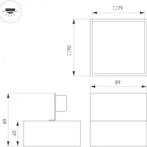 Точечный светильник GRIGLIATO 038332(1) Точечный светильник GRIGLIATO 038332(1)