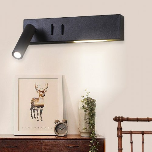 Бра Ambrella light Wall 9 FW286 SCF кофе песок LED 4200K 3W+3W 260*50*65