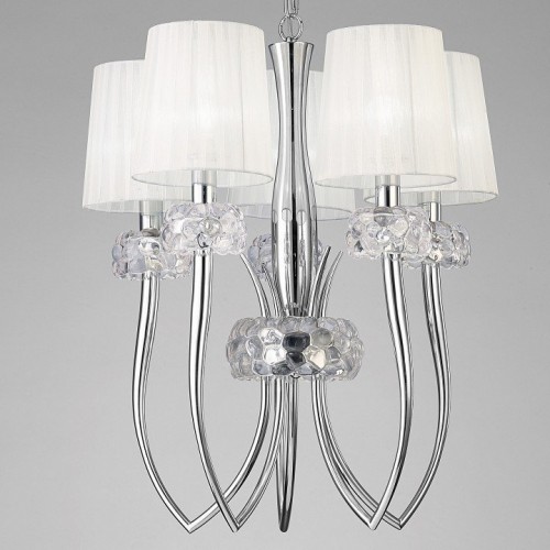Подвесная люстра Mantra Loewe Chrome 4632 Подвесная люстра Mantra Loewe Chrome 4632