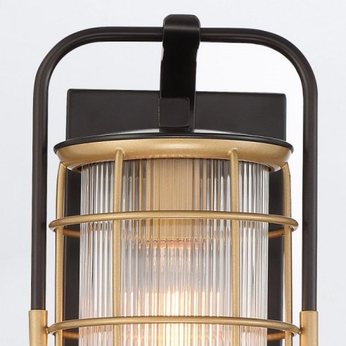 Настенный светильник уличный Eurofase Rivamar QN-RIVAMAR-S-BLK-GD