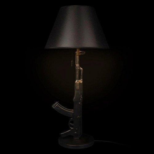 Интерьерная настольная лампа Arsenal 10136/B Dark grey