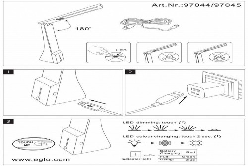 Настольная лампа Eglo La Seca 97044