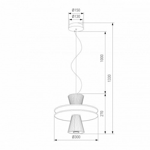 Подвесной светильник Eurosvet Titania 40028/1 LED белый