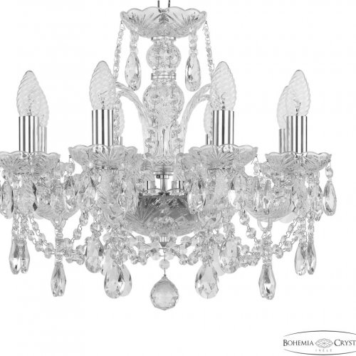 Подвесная люстра Bohemia Ivele Crystal 105 105/8/141 Ni