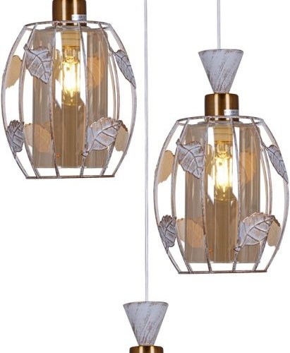 Подвесная люстра Reluce 03611-0.4-03 WH+GD