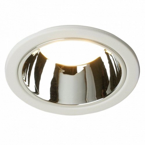 Светильник встраиваемый Feron DL3102 потолочный MR16 G5.3 белый + хром 51400 Светильник встраиваемый Feron DL3102 потолочный MR16 G5.3 белый + хром 51400