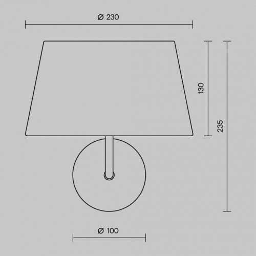 Бра Maytoni Modesto MOD360WL-01BS