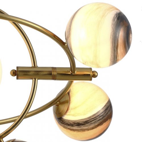 Потолочная люстра DeLight Collection Planet KG1122P-7B brass