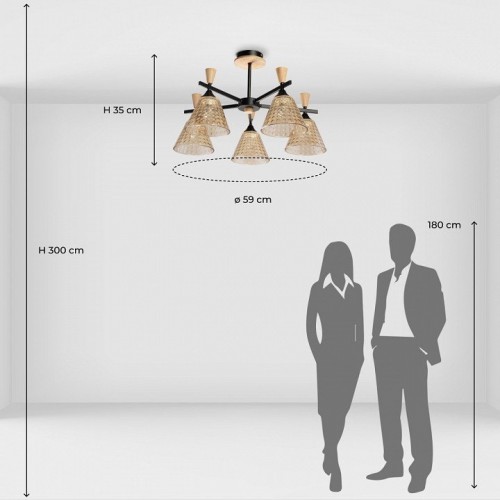 Люстра на штанге De City Дэла 45 635015605