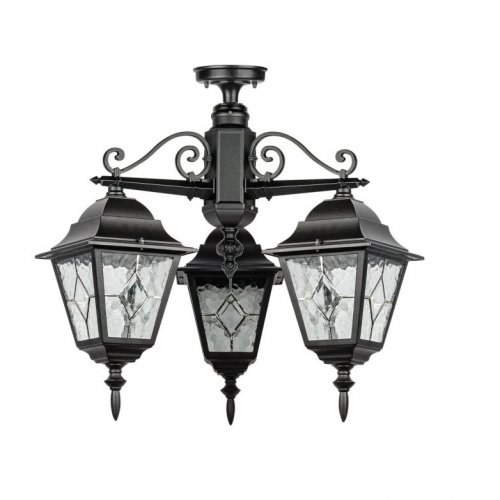 Потолочный светильник уличный Oasis Light QUADRO M lead GLASS 79970MAlgW/3 Bl Потолочный светильник уличный Oasis Light QUADRO M lead GLASS 79970MAlgW/3 Bl