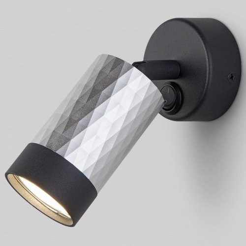 Спот Eurosvet Mizar 20088/1 черный/серебро Спот Eurosvet Mizar 20088/1 черный/серебро