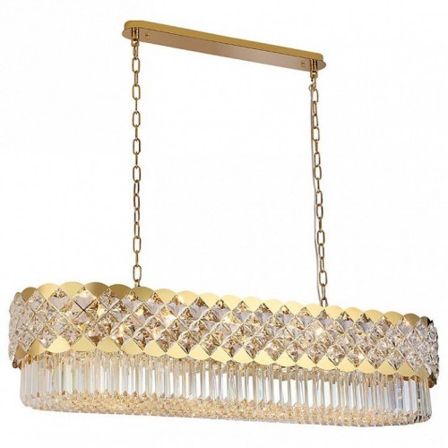 Подвесная люстра Newport 8300 8300/120 oval gold polished Подвесная люстра Newport 8300 8300/120 oval gold polished