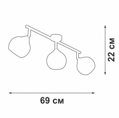 Спот Vitaluce V4313-0/3PL Спот Vitaluce V4313-0/3PL