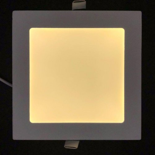 Встраиваемый светодиодный светильник Elvan VLS-102SQ-12W-WW-Wh