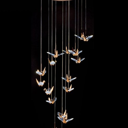 Подвесная люстра Alma LE7706/17 Gold