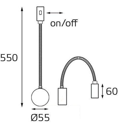 Бра Italline 3026 white