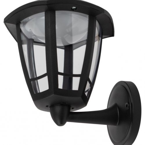 Настенный фонарь уличный  ДБУ 07-8-005 3000К «Дели 1» черный
