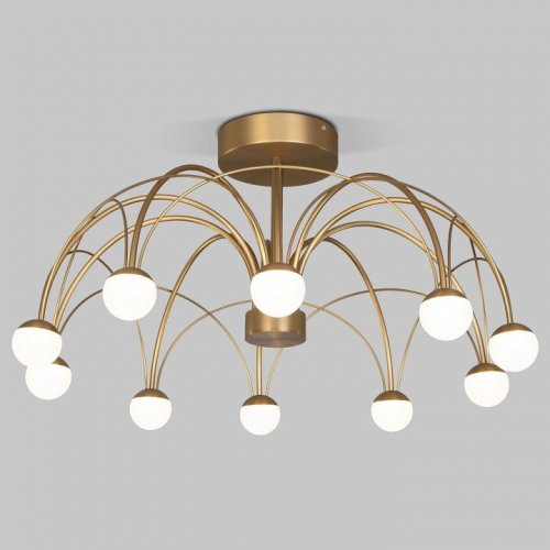 Потолочная люстра Eurosvet Ragno 90031/10 LED золото Потолочная люстра Eurosvet Ragno 90031/10 LED золото