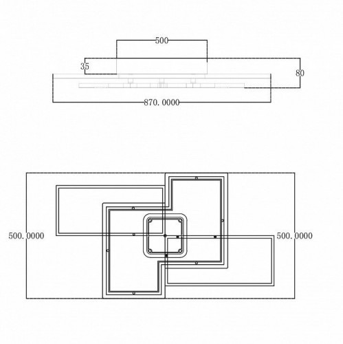 Потолочная люстра 10216/S LED Потолочная люстра 10216/S LED