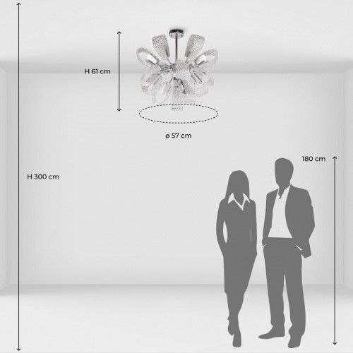 Люстра на штанге De City Бриз 4 111019015