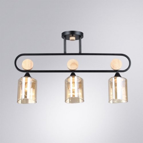 Потолочная люстра Arte Lamp Glamore A5076PL-3BK