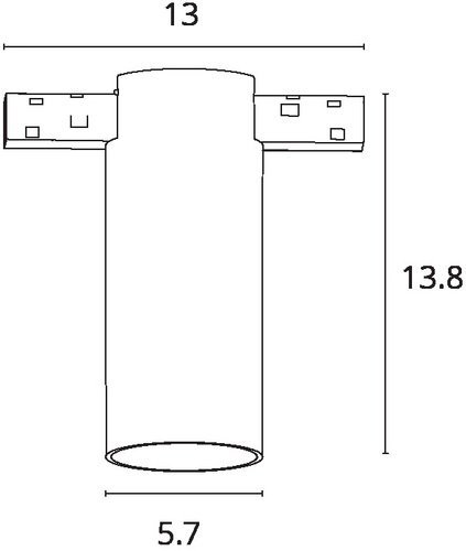 Трековый светильник Arte Lamp Optima A7270PL-1WH
