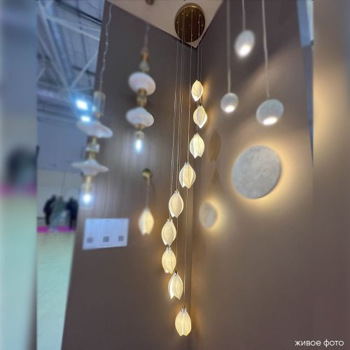 Подвесная люстра Crystal Lux Flowers SP9 Подвесная люстра Crystal Lux Flowers SP9