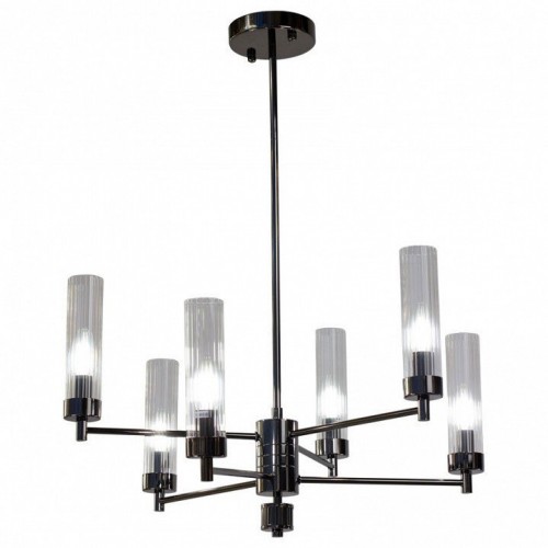 Люстра на штанге AM-Group INDIGO INDIGO SP6 PEARL BLACK