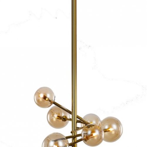 Потолочная люстра DeLight Collection Globe Mobile MX19009070-6B gold