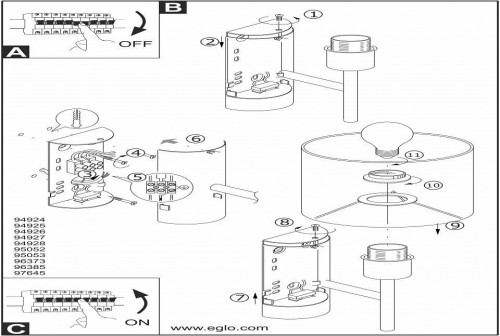 Бра Eglo Viserbella 97645 Бра Eglo Viserbella 97645