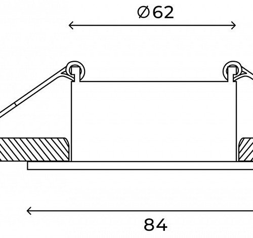 Встраиваемый светильник Hesby Lighting Glow HSBL_0232